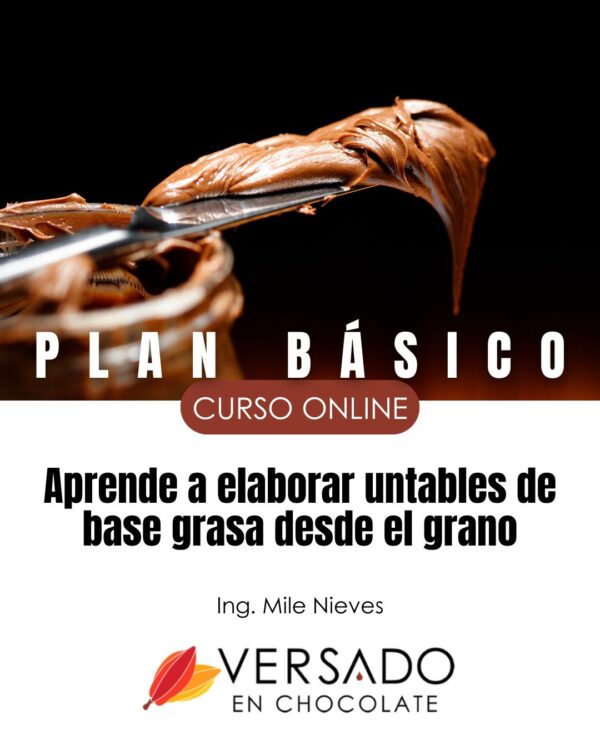 PLAN BÁSICO - Inscripción al curso online del grano al untable de chocolate