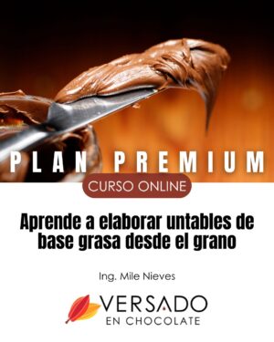 PLAN PREMIUM - Inscripción al curso online del grano al untable de chocolate