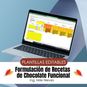 Plantilla Editable para Formulación de Recetas de Chocolate Funcional