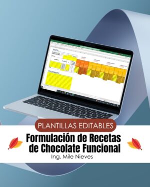 Plantilla Editable para Formulación de Recetas de Chocolate Funcional